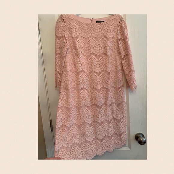 Jessica Howard - Pink Lace Dress - Size 6 - worn once - Picture 2 of 7